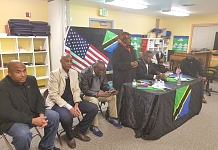 Naibu Waziri wa Afya wa SMZ Bi Mwanaharusi Said Suleiman akizungumza na Jumuiya ya watanzania Waishio Seattle Washington Marekani